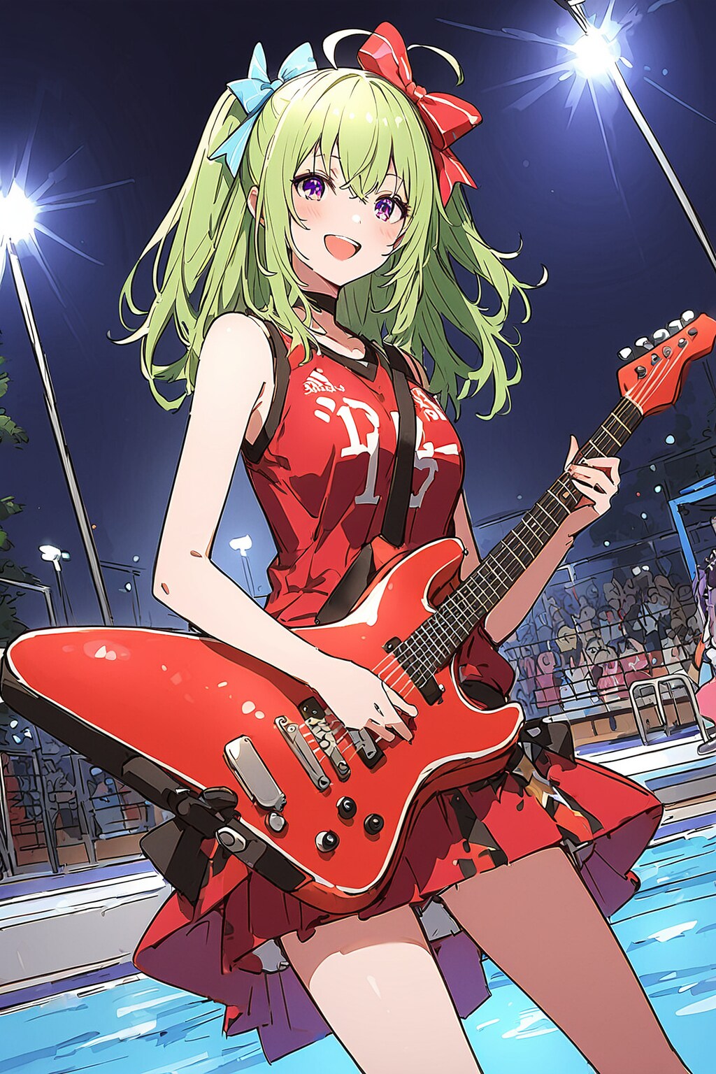 プールでライブ３