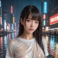 濡れて透けるおっぱい 5枚目