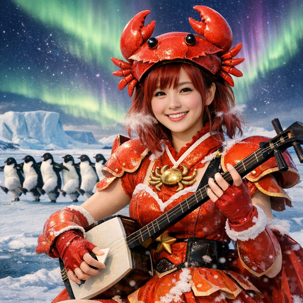 三味線を弾く魔法少女🦀