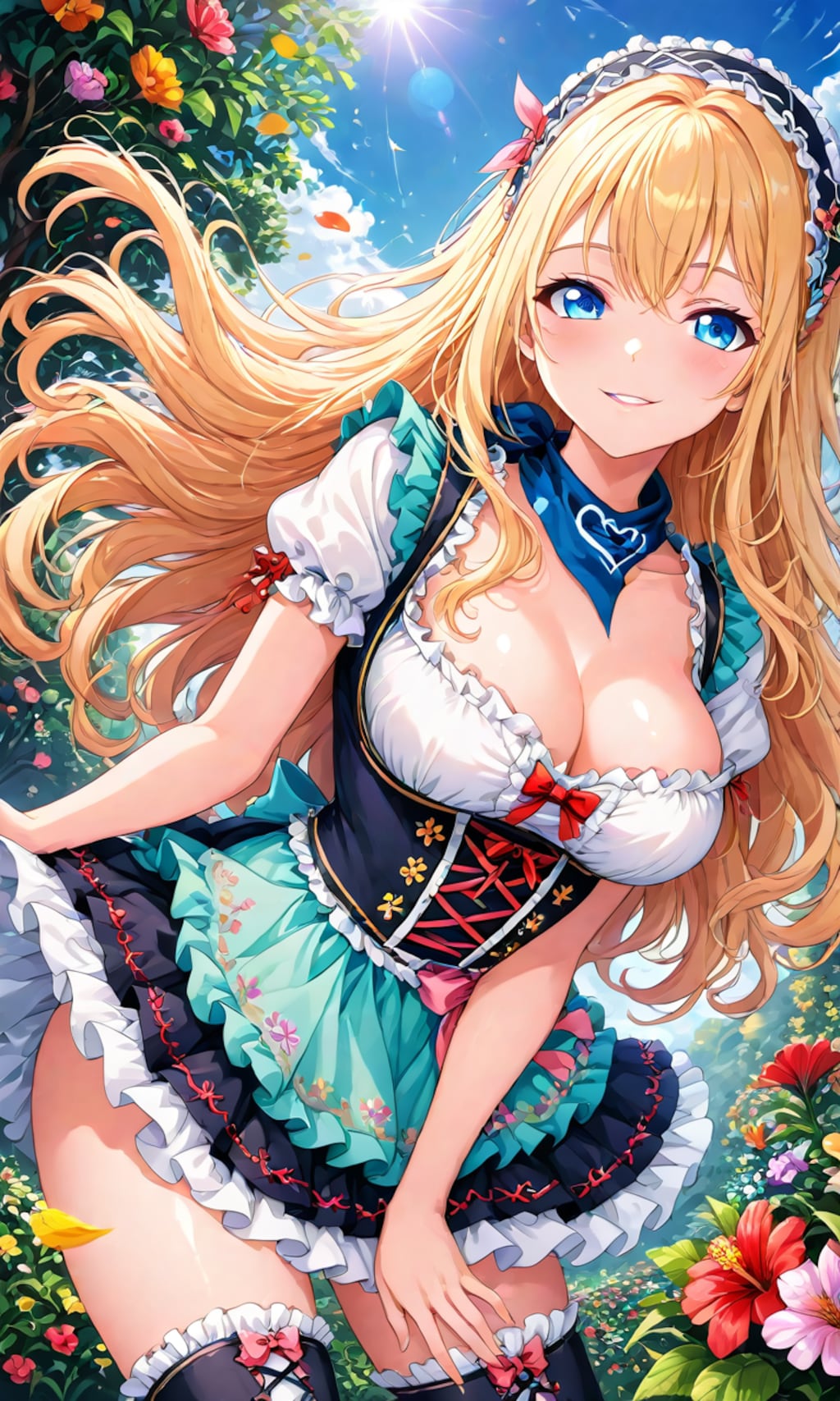 ディアンドルを着た美女達