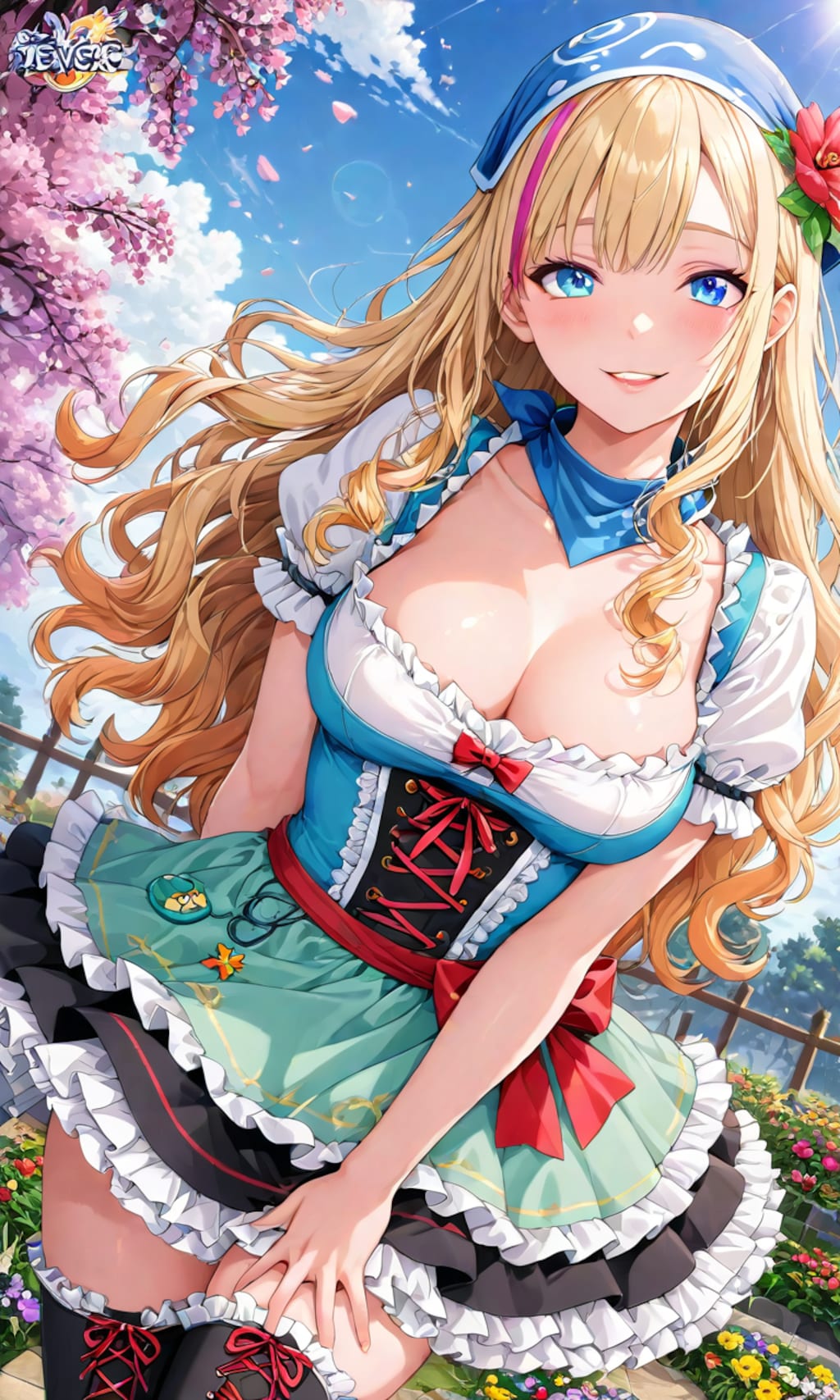 ディアンドルを着た美女達