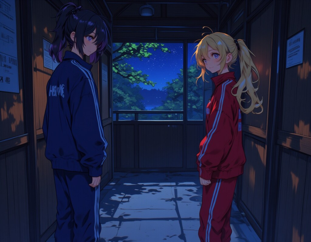 【樹海のかみさま】廊下の邂逅、漆黒と黄金の逃走計画