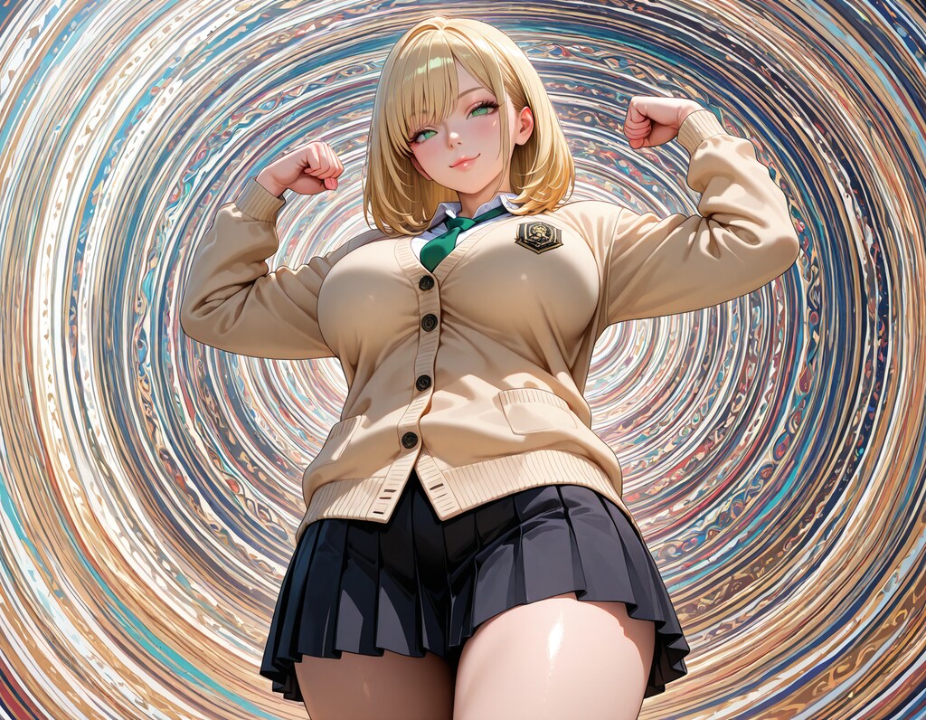 勝ち誇る沙也ちゃん