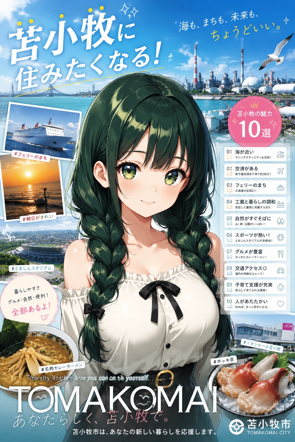 苫小牧の魅力だべ