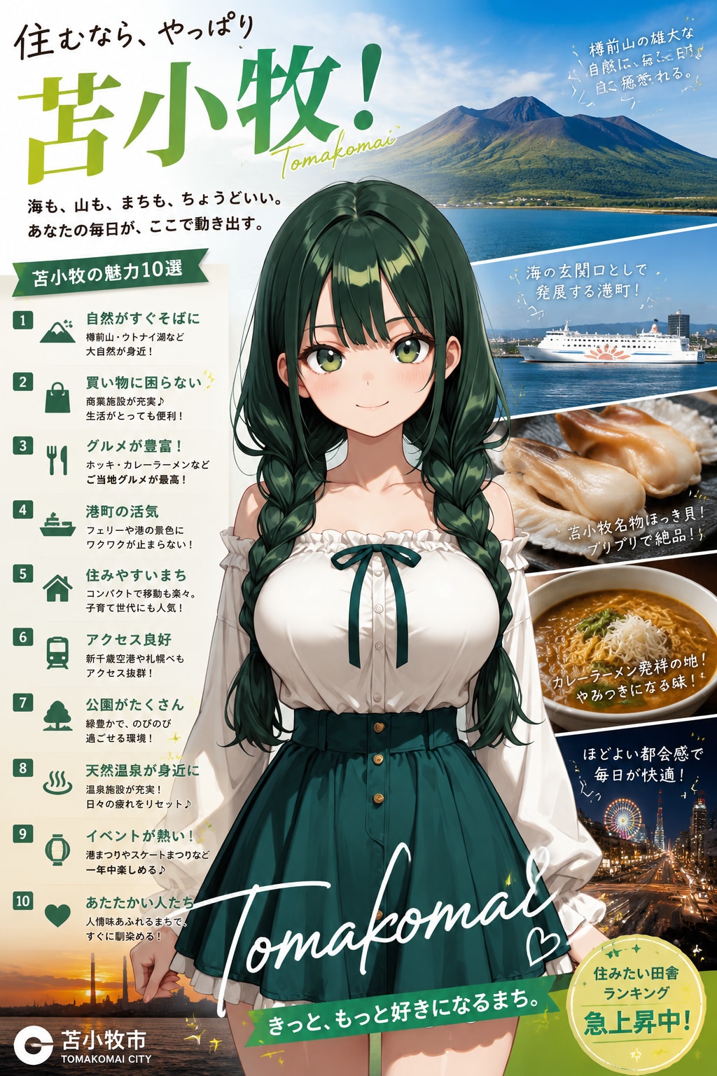 苫小牧の魅力だべ