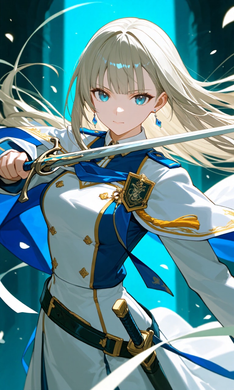 剣のポーズ13 | の人気AIイラスト・グラビア