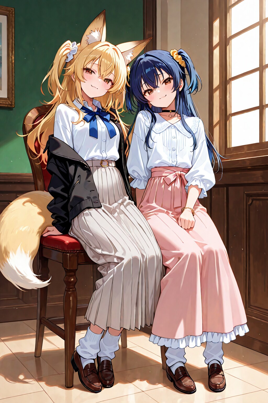 Me and Mira on the chair