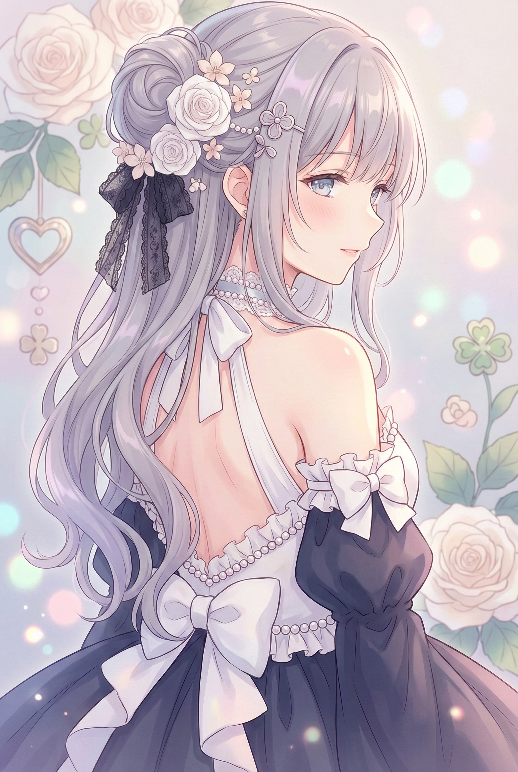 銀薔薇の乙女 | の人気AIイラスト・グラビア