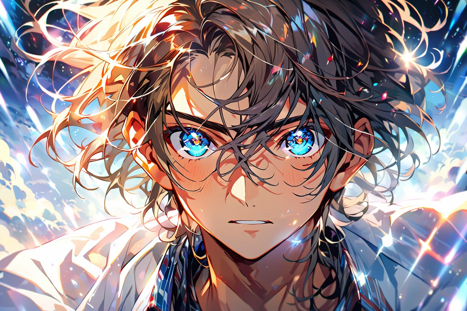 黒髪碧眼の少年 | の人気AIイラスト・グラビア