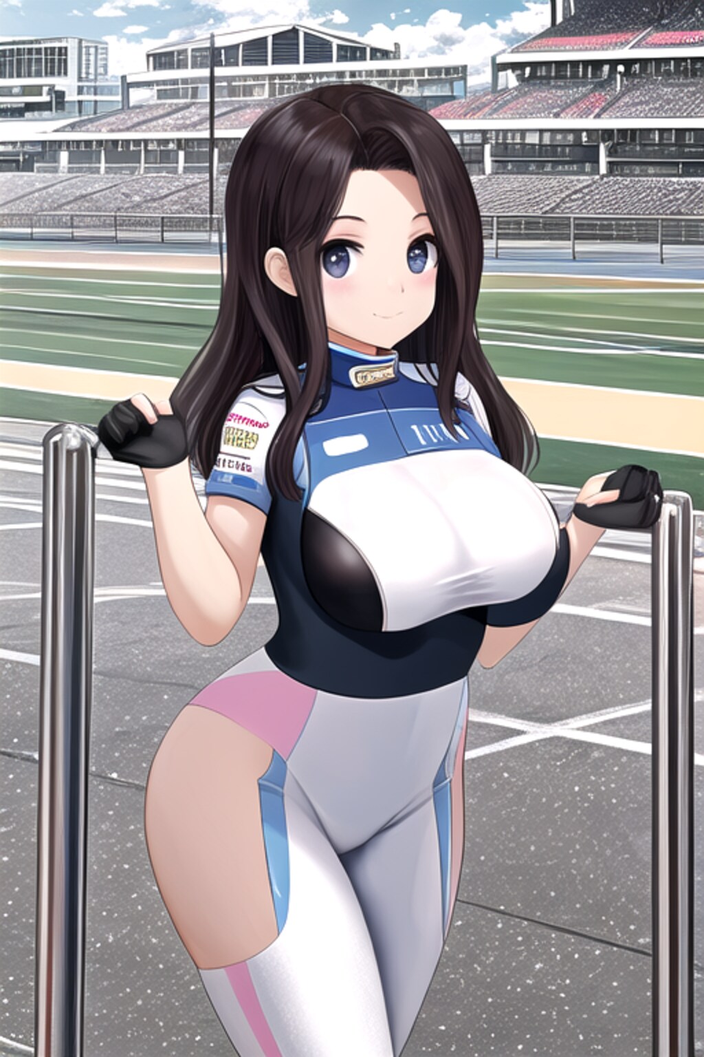 レースクイーンの女の子