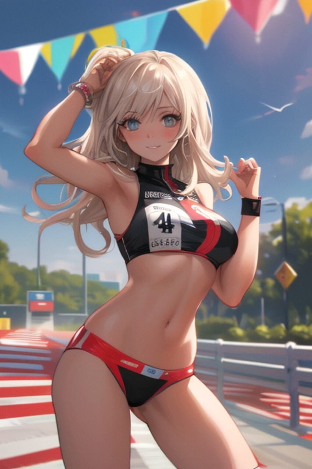 レースクイーンの女の子