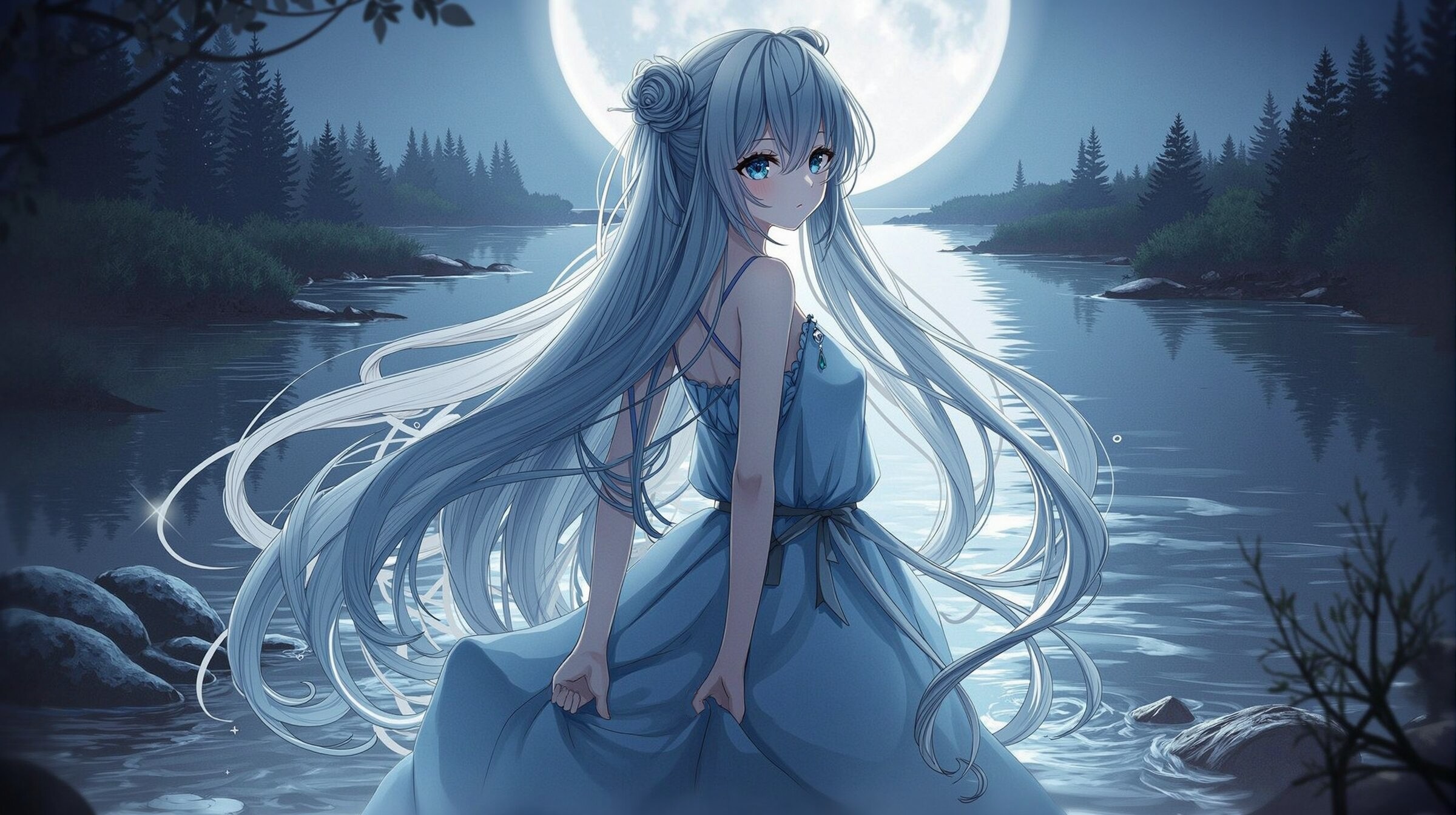 空無湖の光