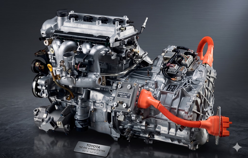 TOYOTA 1NZ-FXE + 1CM