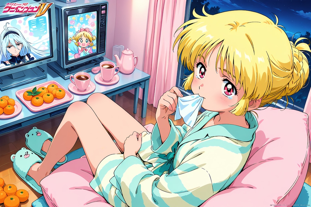 夜更かしアニメ