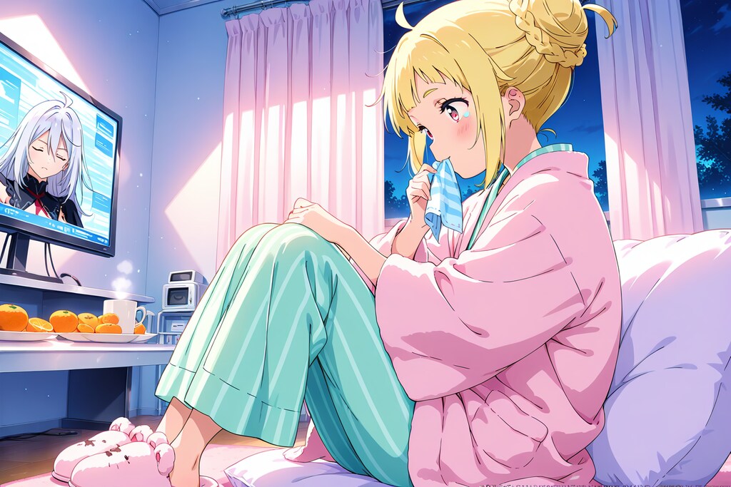 夜更かしアニメ