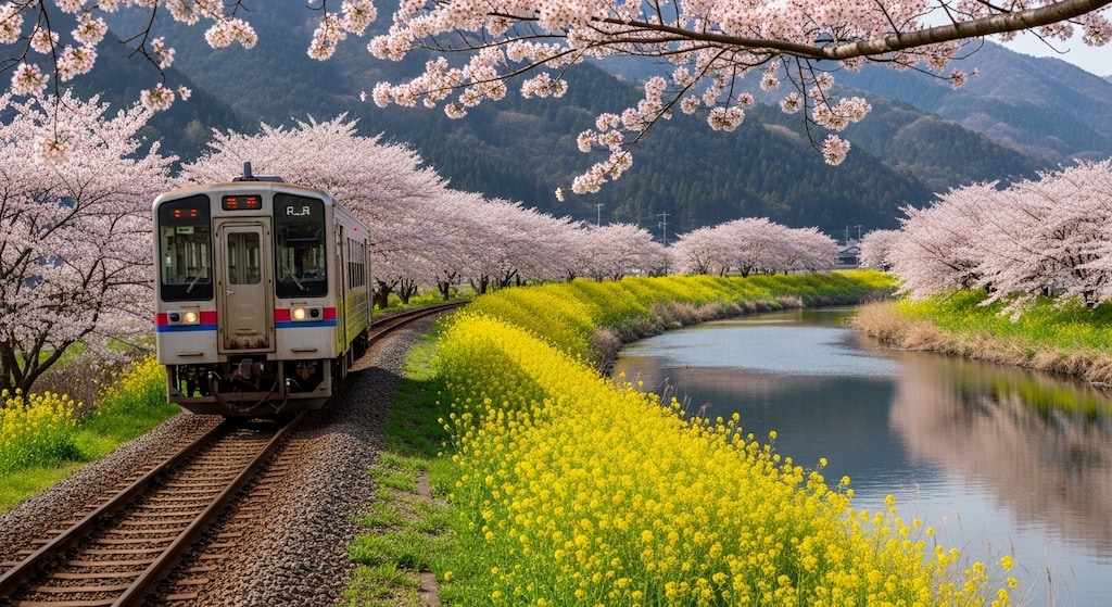 桜咲くローカル線_02