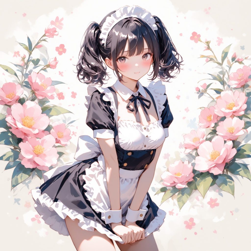 黒髪ツインテール#4