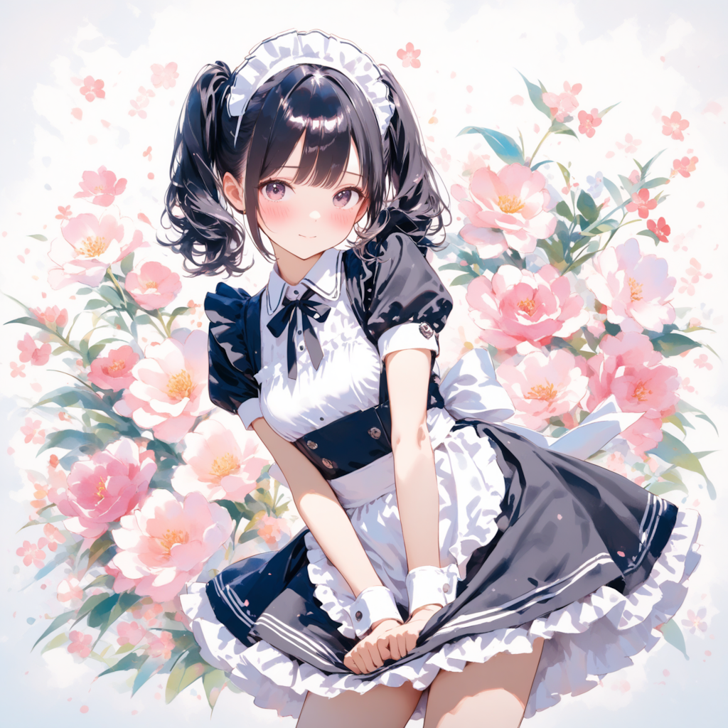 黒髪ツインテール#4