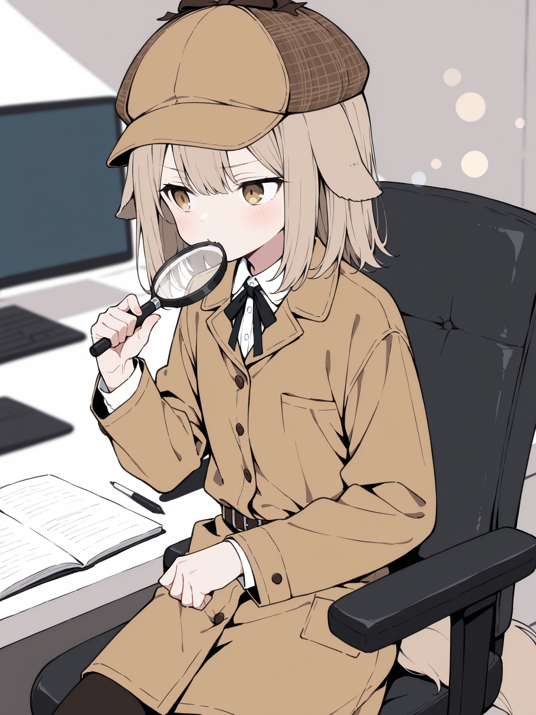 安楽椅子探偵を気取る | の人気AIイラスト・グラビア