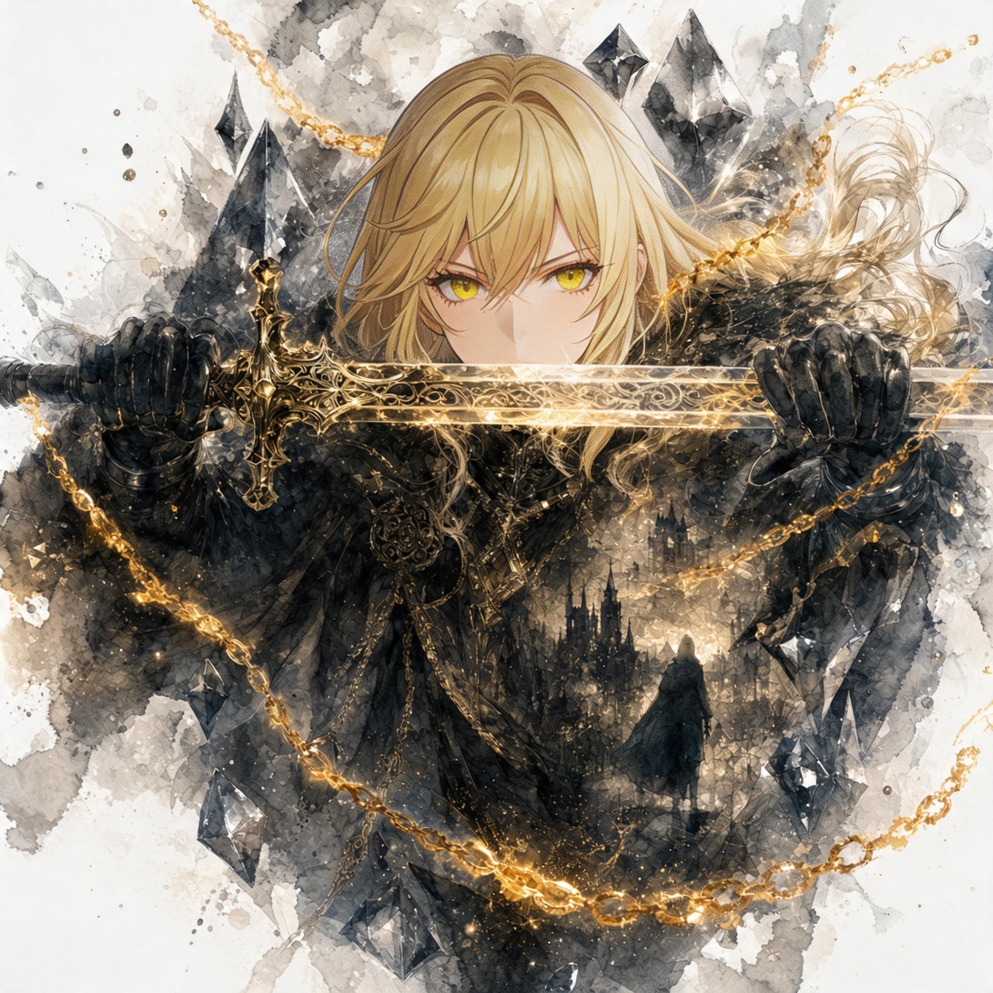 ブロンドの女騎士さん974 | の人気AIイラスト・グラビア