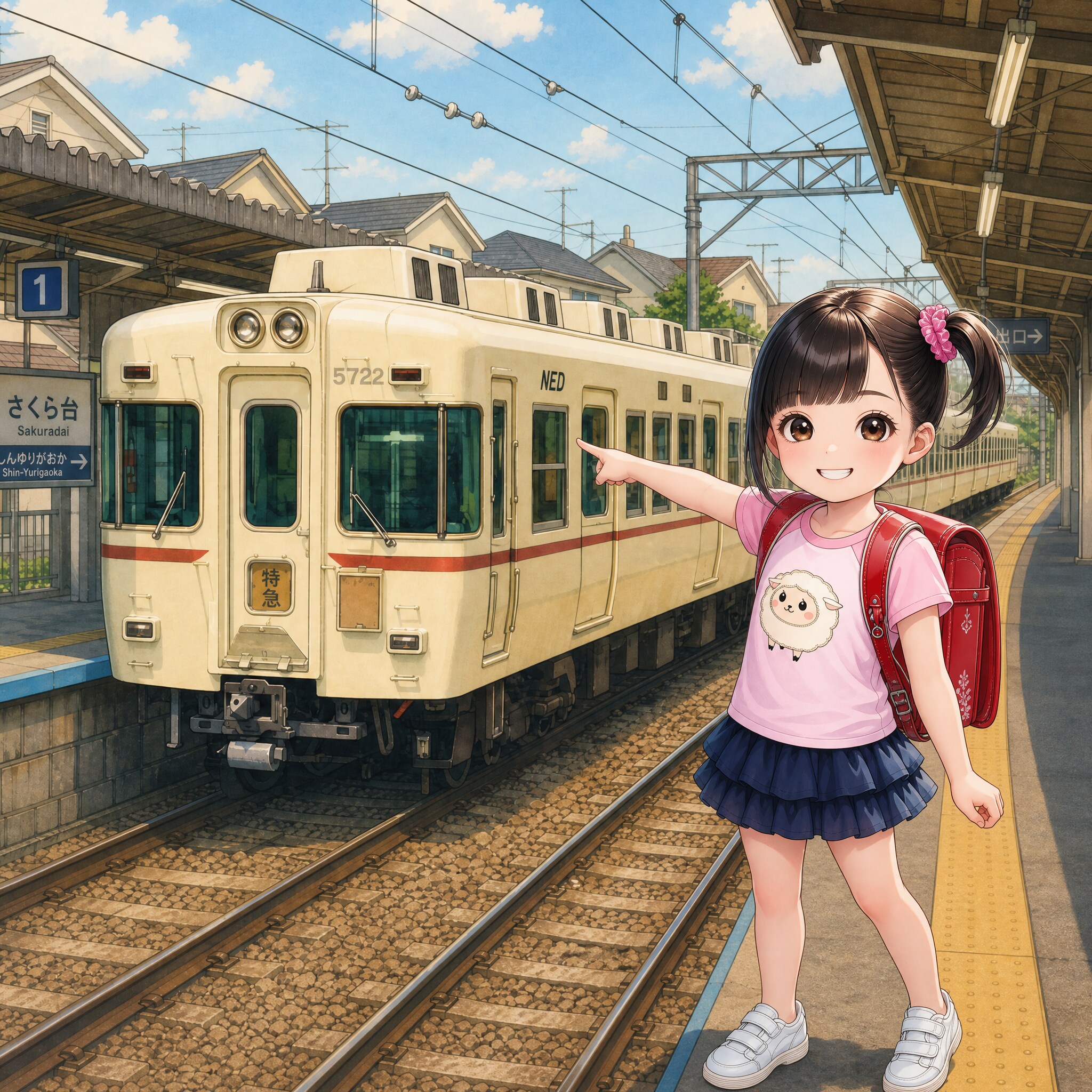 古い電車