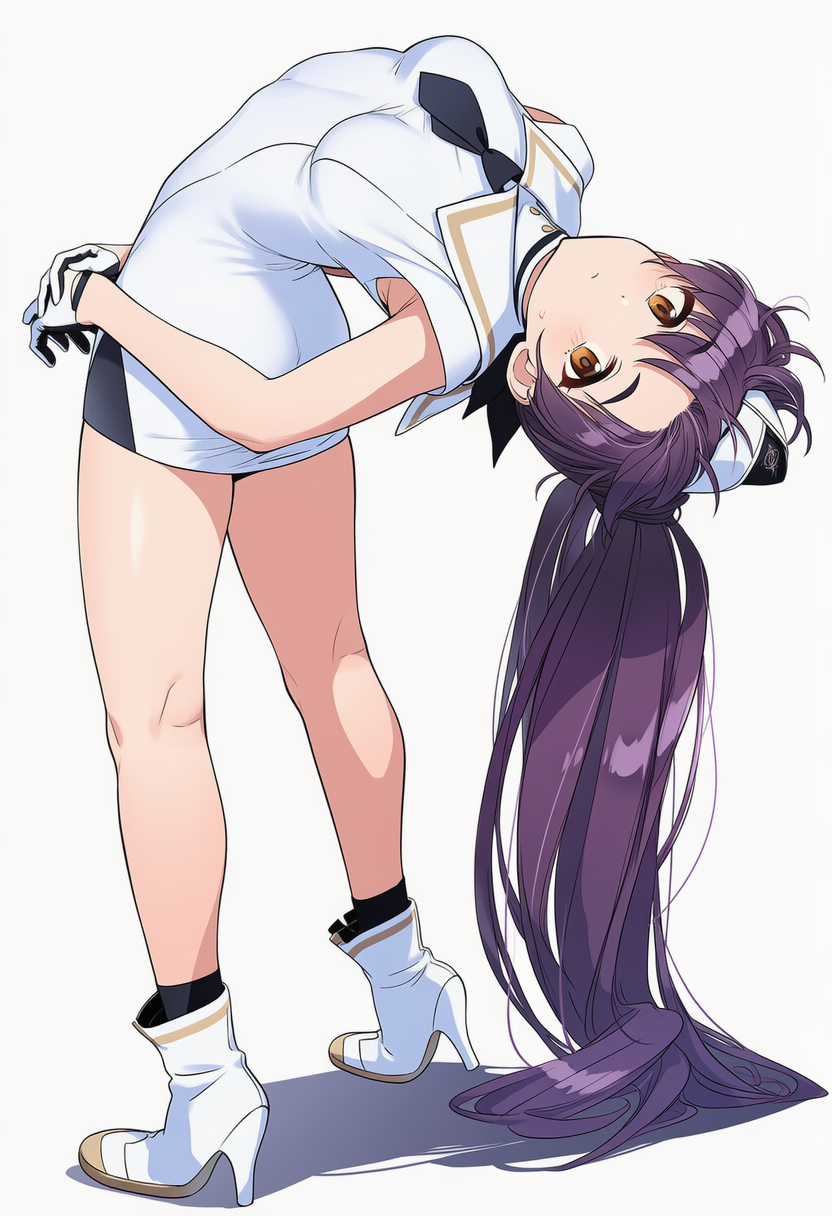 ブルアカオペレーター服　後ろ反り62