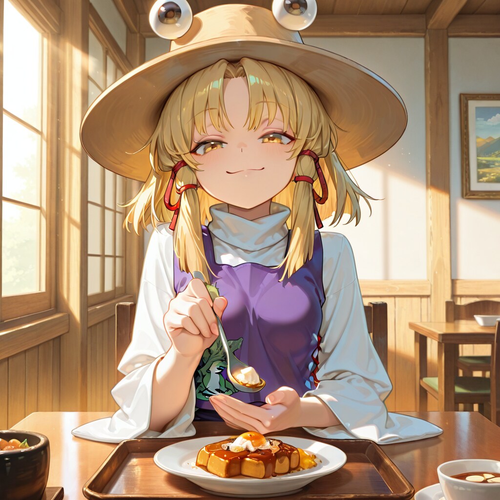 食べさせてくれる諏訪子