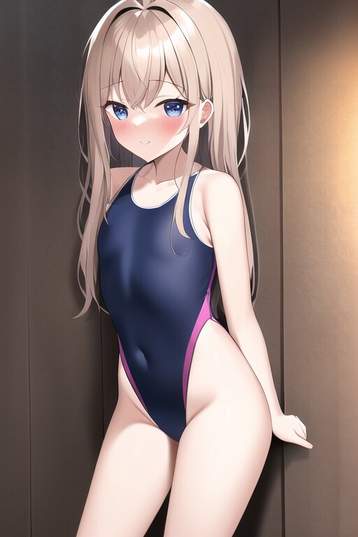 更衣室で待つ少女