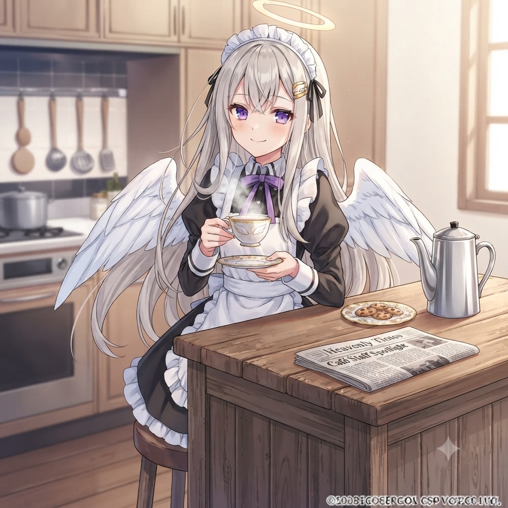 天使メイドのブレイクタイム