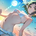 水中少女 2枚目