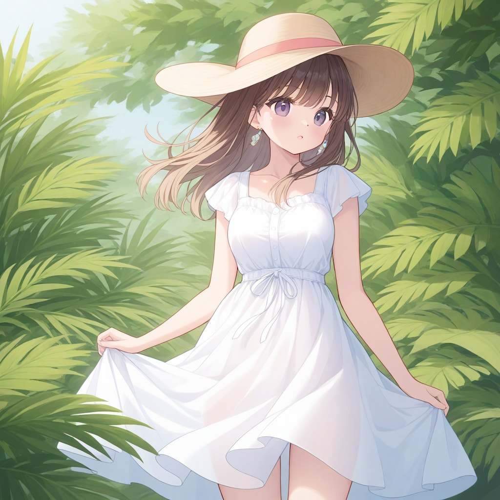 涼しげな衣装