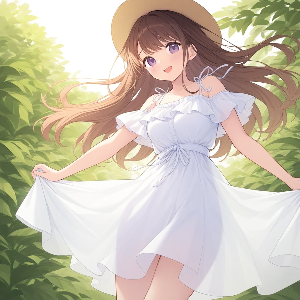 涼しげな衣装