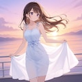涼しげな衣装 3枚目
