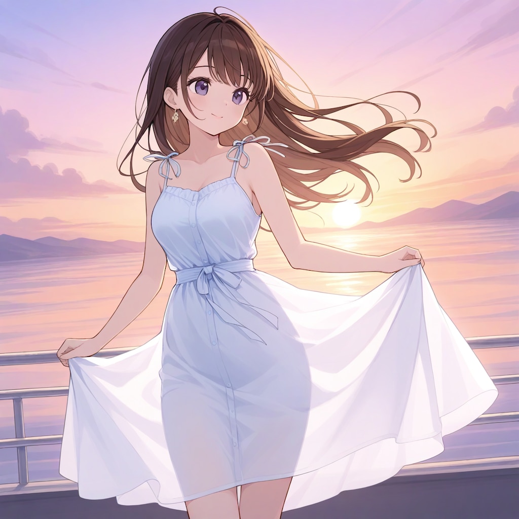 涼しげな衣装