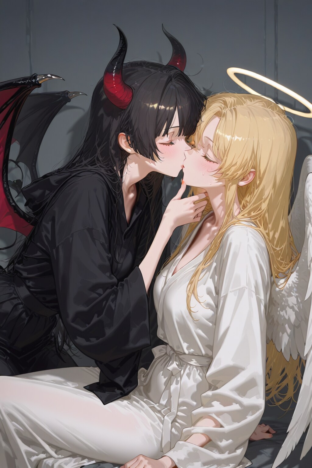 天使と悪魔のキス