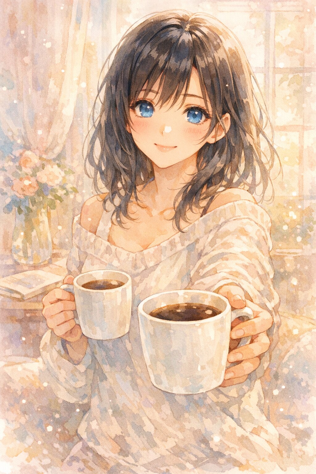 「借」#Copilot で生成してみた麻美さん　ー家庭での一コマー | の人気AIイラスト・グラビア