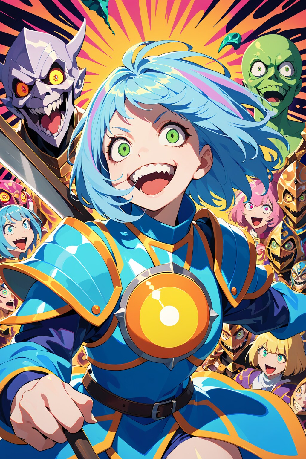 つべこべいわずにかかってこいやぁ！