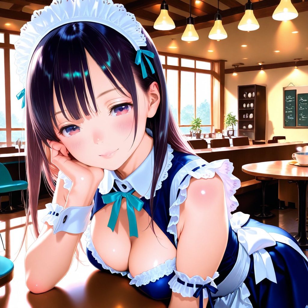 リアル恋愛はご法度なメイドカフェの美人メイドさん