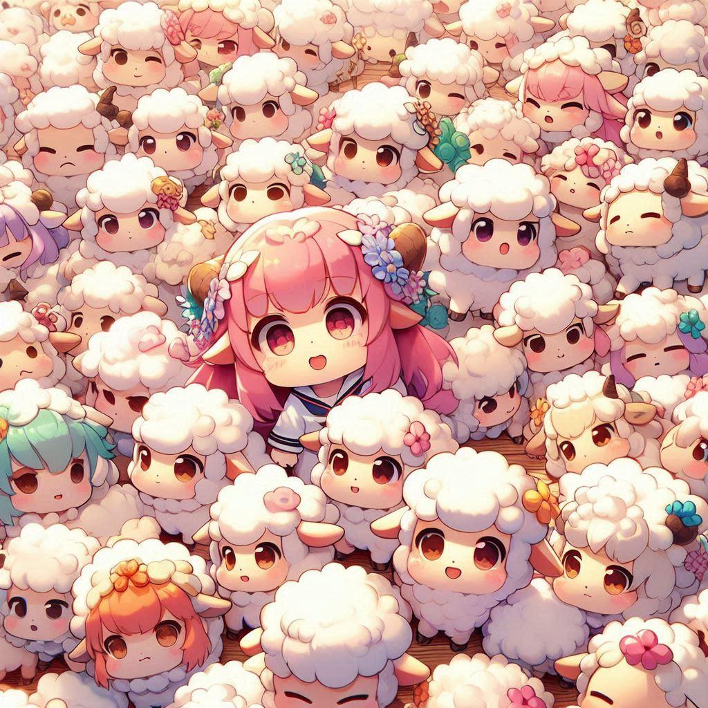羊ちゃんの集団