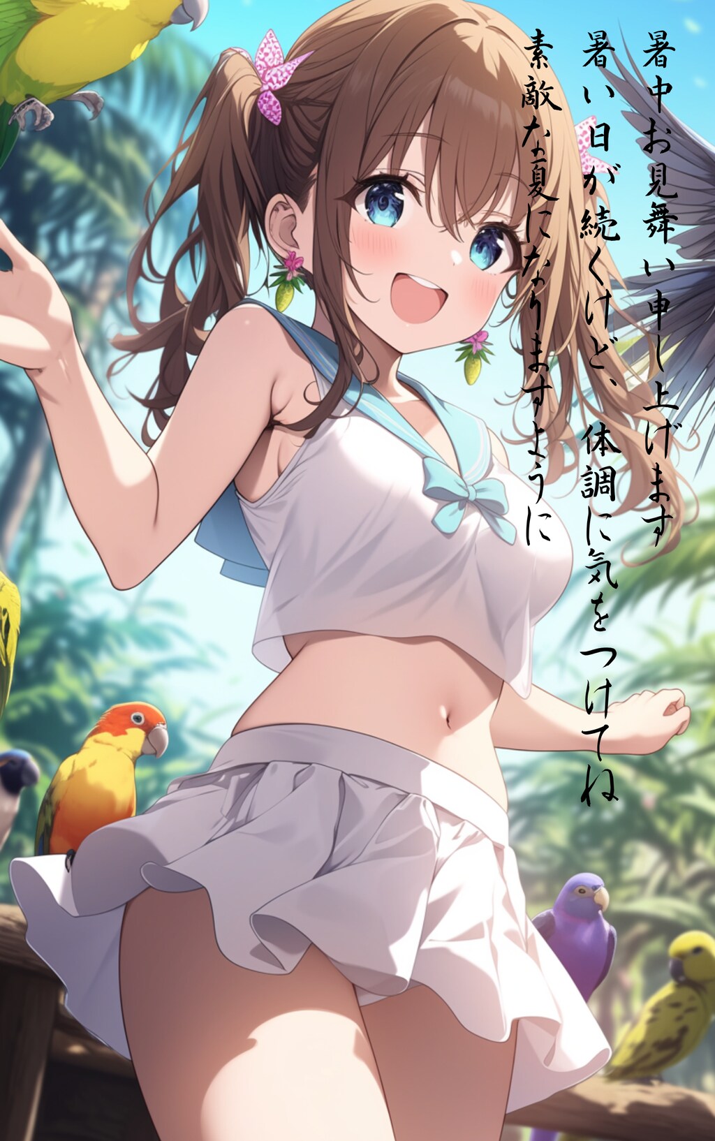 暑中見舞いハガキ