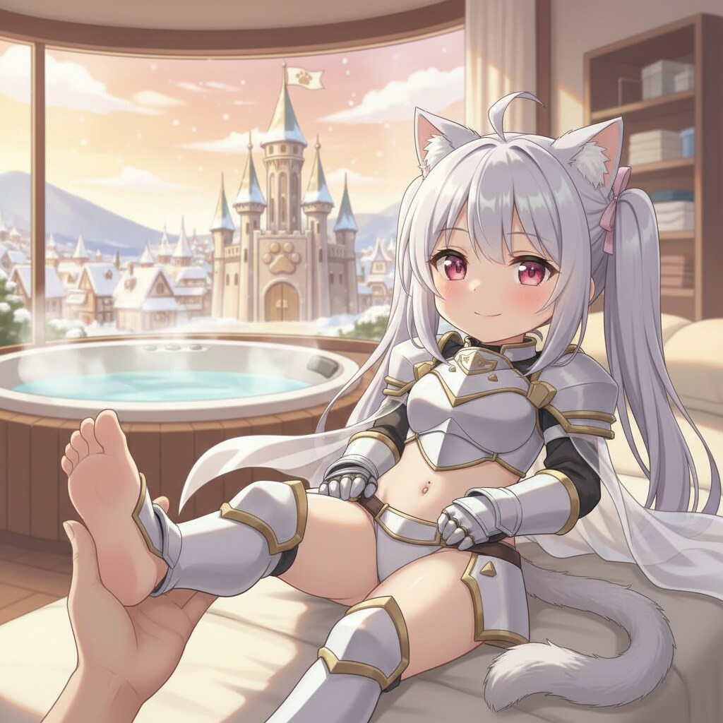 銀ツイにゃん。猫騎士。2月20日 #リフレの日