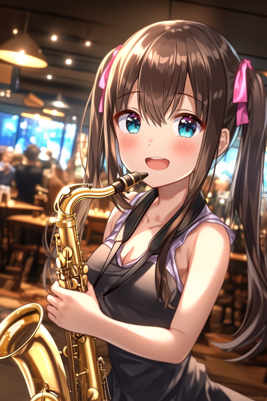 サックス演奏