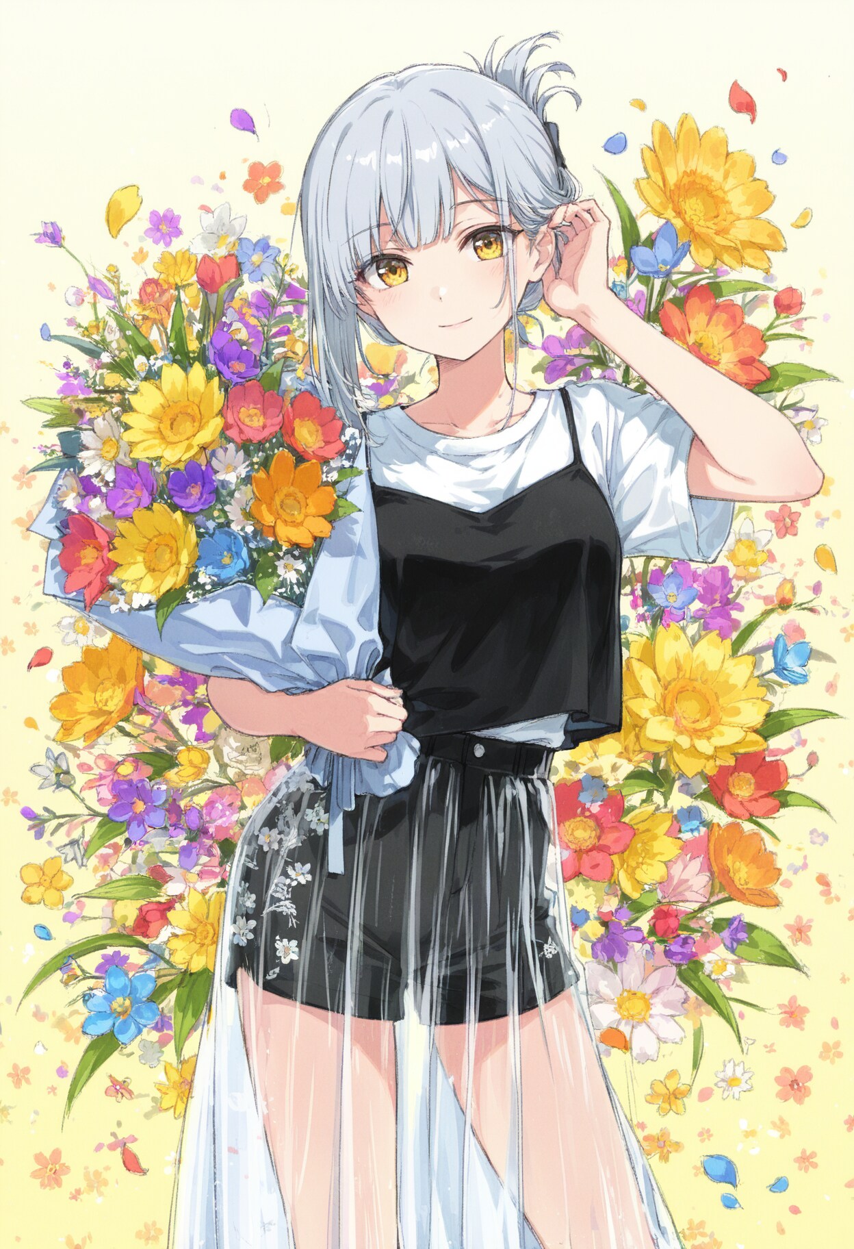看板娘　flowers