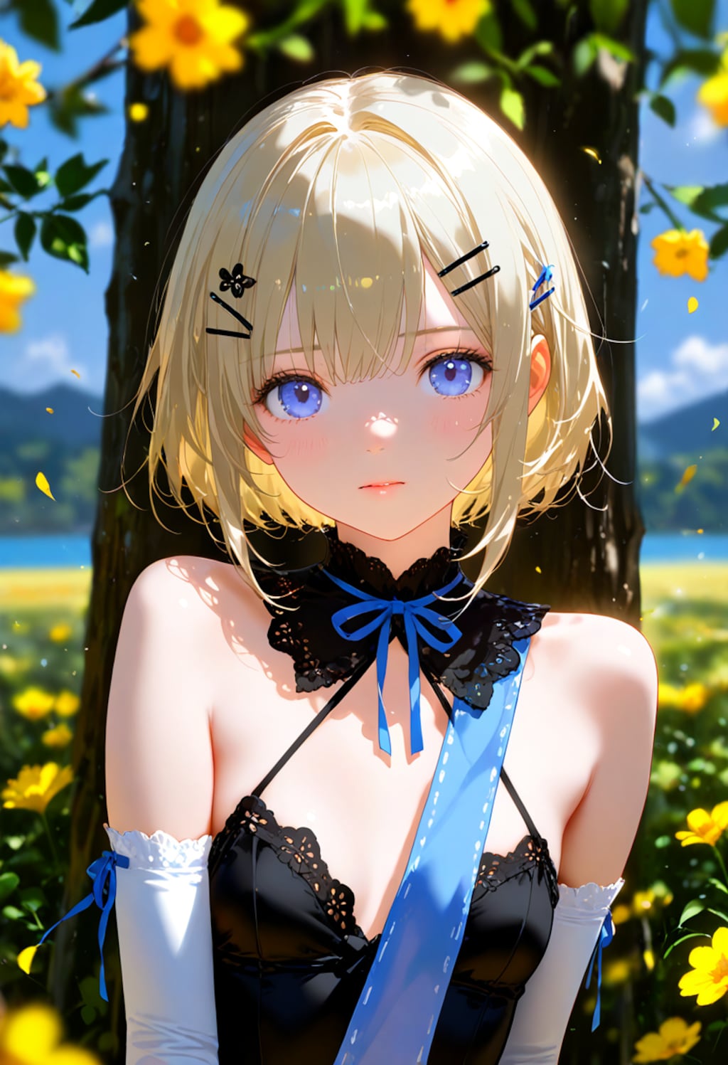 金髪碧眼の少女