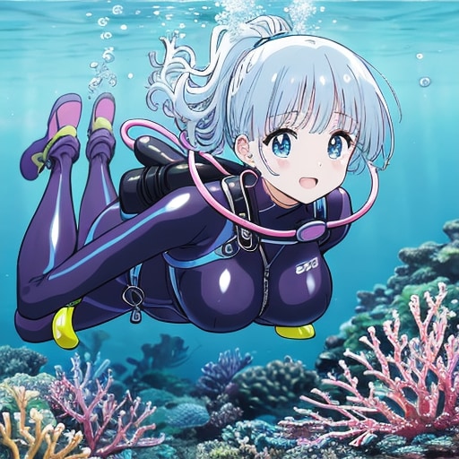 ダイビング | の人気AIイラスト・グラビア