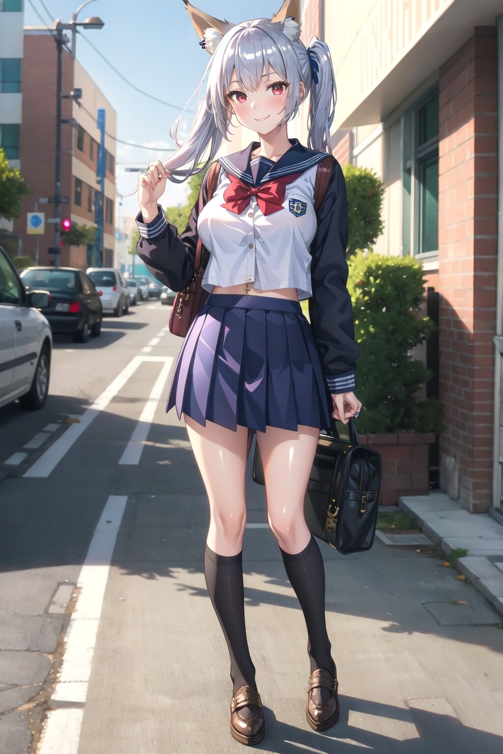 冬のセーラー服