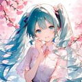 初音ミク23歳　(GRYPHON作成) 2枚目