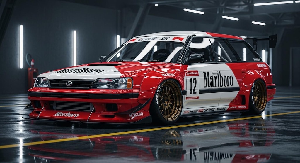 マルボロレガシィツーリングワゴンレーシングカー