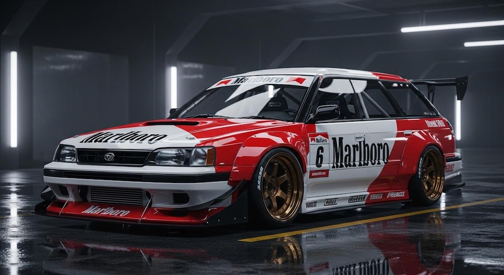 マルボロレガシィツーリングワゴンレーシングカー