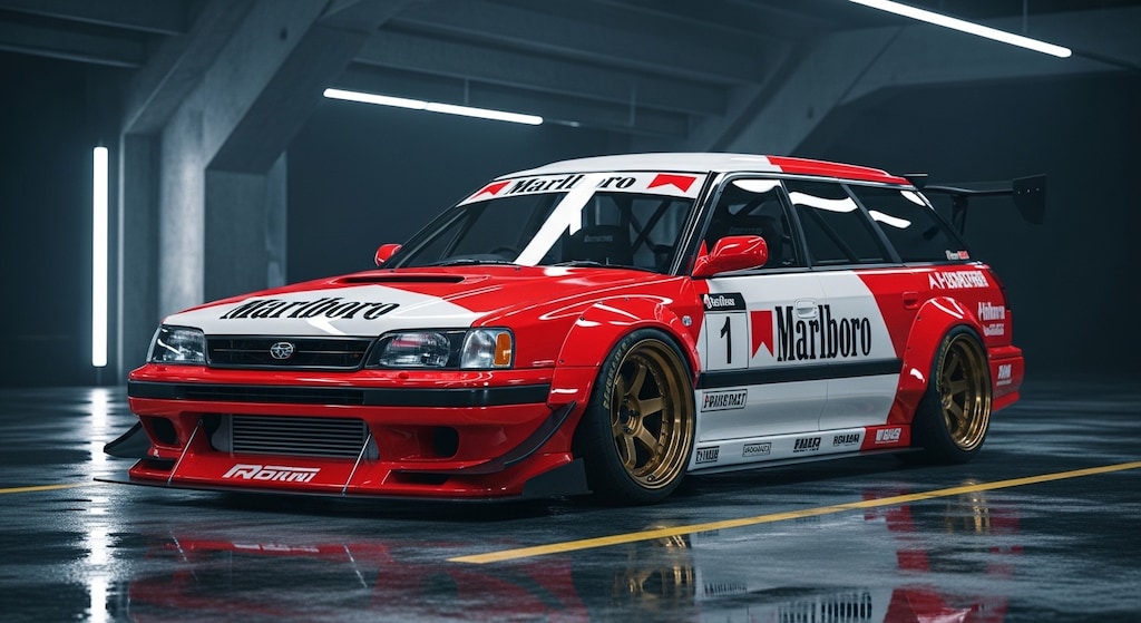 マルボロレガシィツーリングワゴンレーシングカー